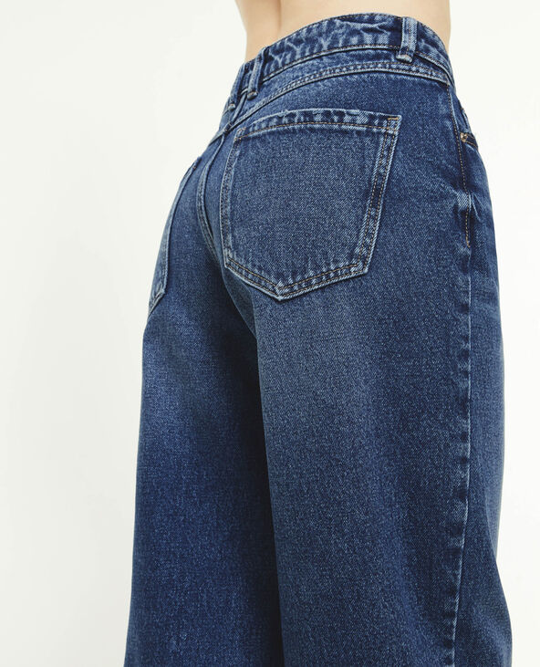 Jean wide taille basse bleu - Pimkie