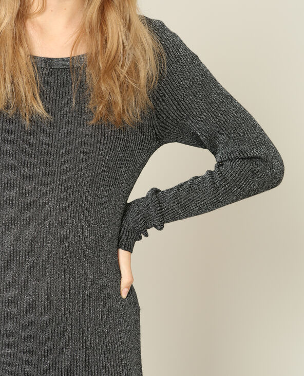 Robe longue lurex noir - Pimkie