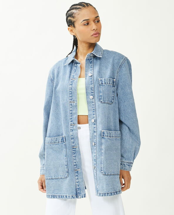 Surchemise en jean bleu clair - Pimkie
