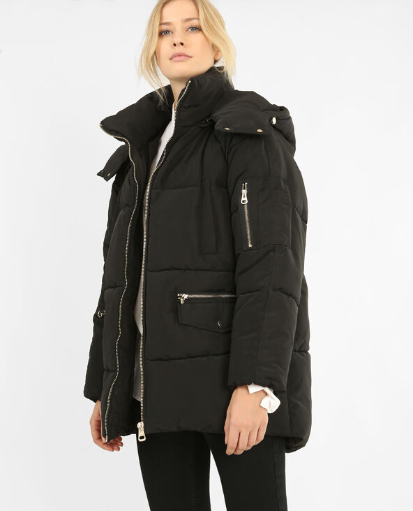 Doudoune longue XL noir - Pimkie