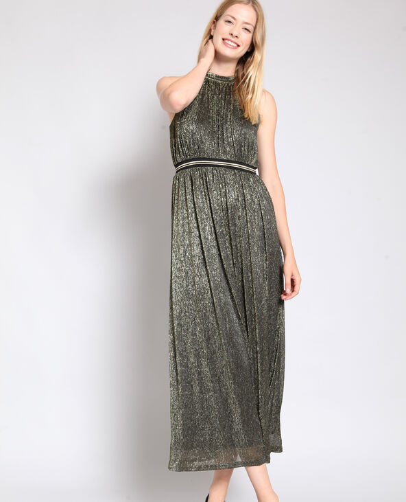 Robe longue lamée noir - Pimkie