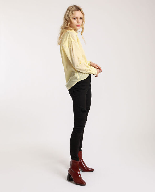 Chemise fantaisie jaune - Pimkie