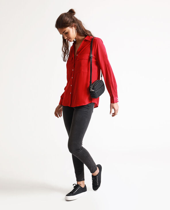 Chemise fluide rouge - Pimkie
