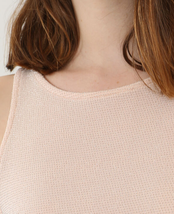Cropped top pailleté cuivré - Pimkie