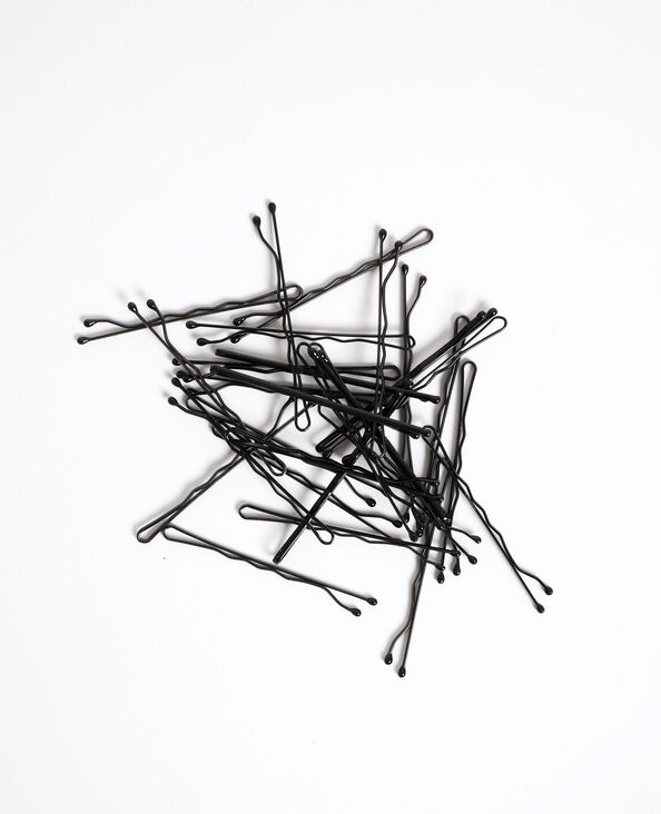 Lot de pinces à cheveux noir - Pimkie