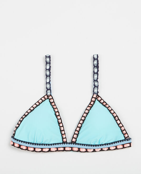 Haut de bikini triangle pastel rose clair - Pimkie