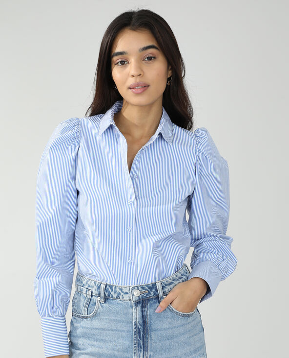 Chemise rayée blanc - Pimkie
