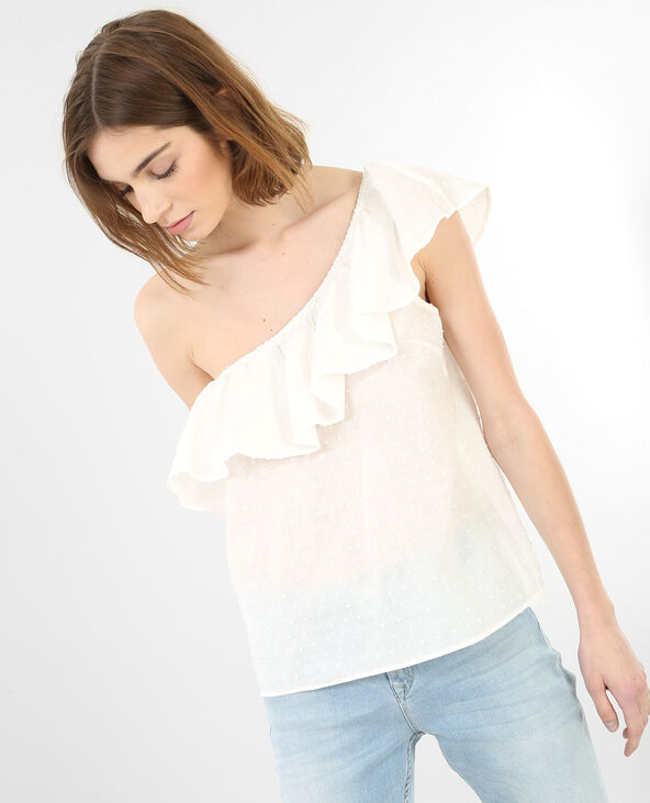 Top one shoulder blanc - Pimkie