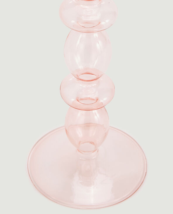 Chandelier en verre vieux rose - Pimkie