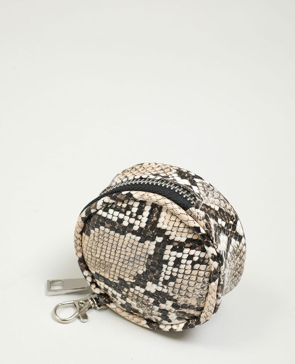 Porte-monnaie python beige - Pimkie