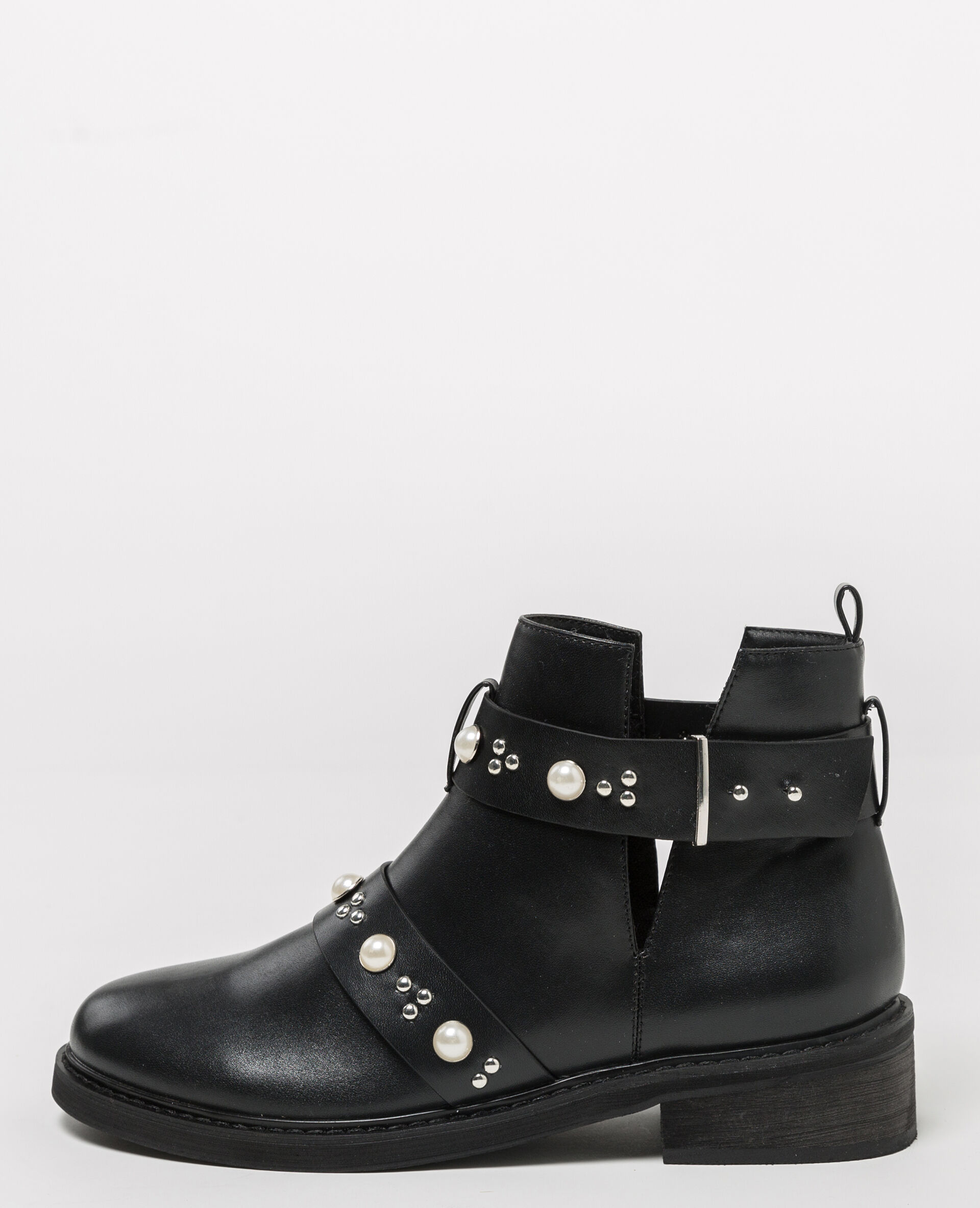 Boots sangles clous