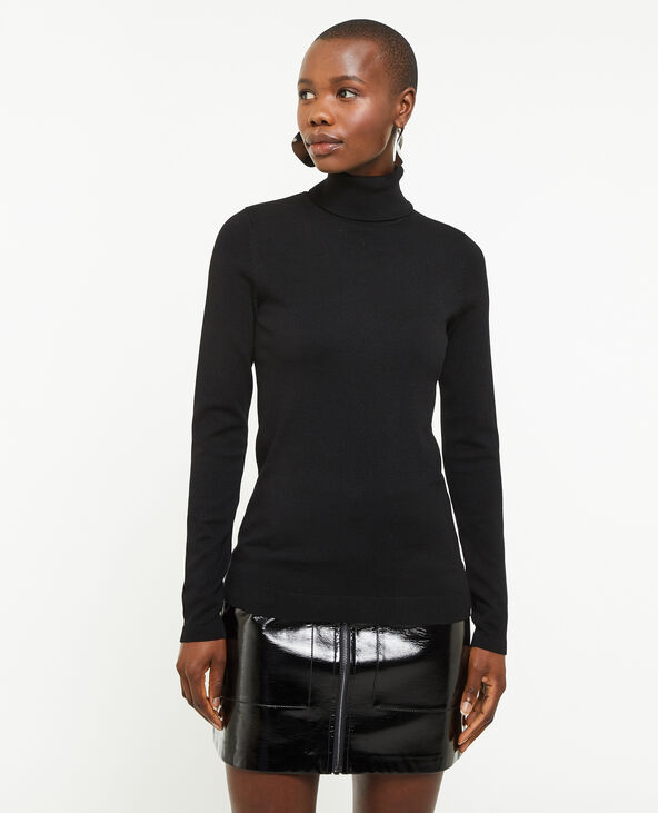 Pull à col roulé noir - Pimkie