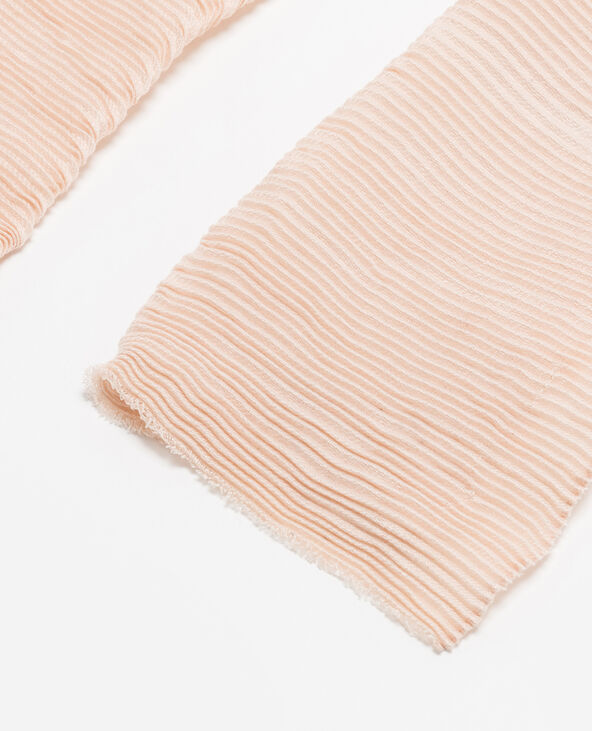 Echarpe plissée rose - Pimkie
