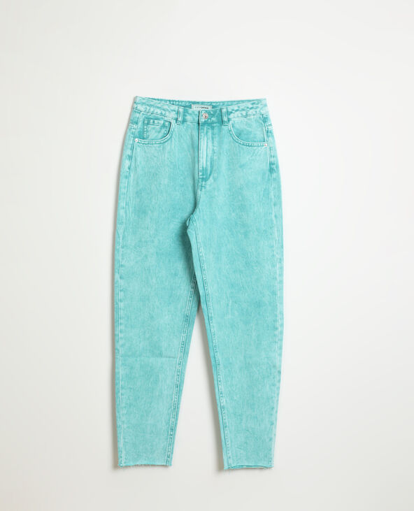 Jean mom high waist vert clair - Pimkie