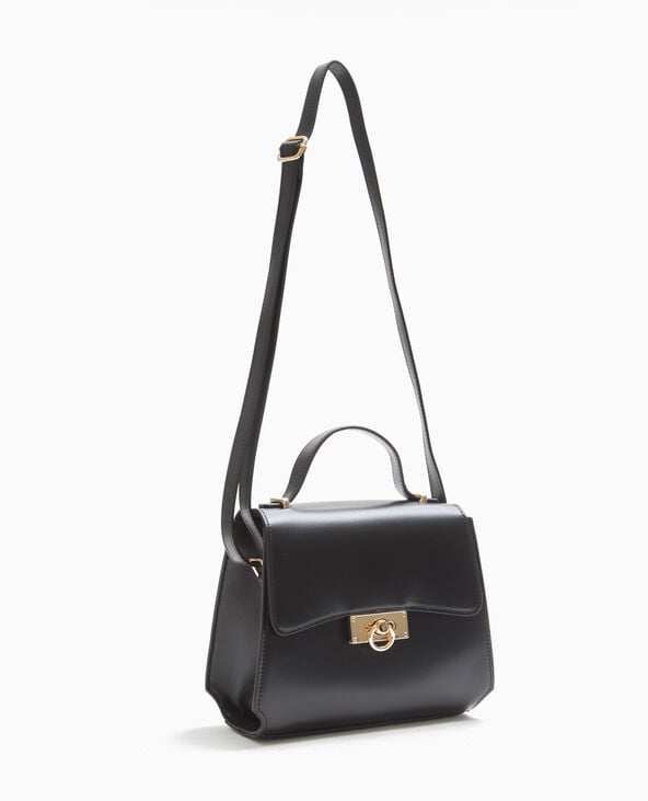 Sac boxy avec poignée et bandoulière noir - Pimkie