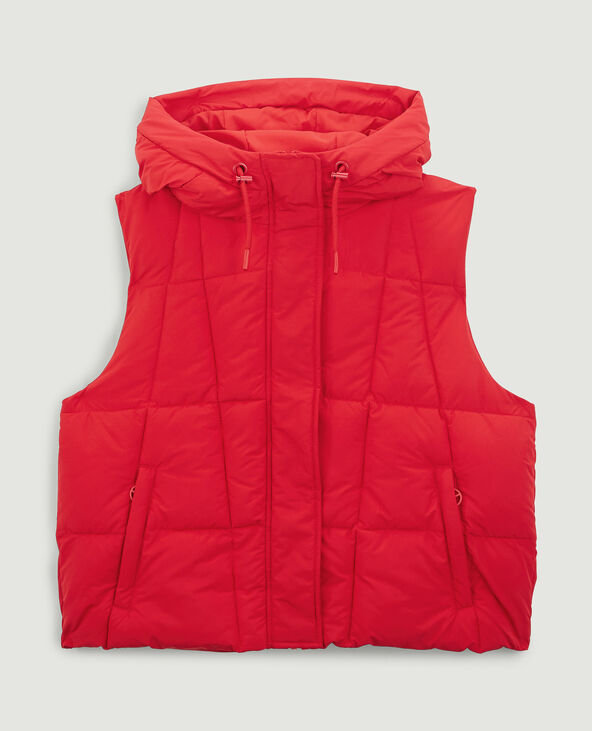 Doudoune sans manches rouge - Pimkie
