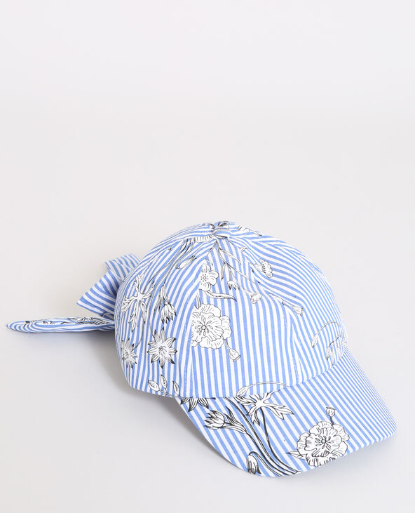 Casquette à rayures bleu foncé - Pimkie