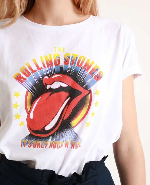 T-shirt The Rolling Stones blanc - Pimkie