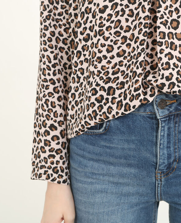 Blouse léopard camel - Pimkie