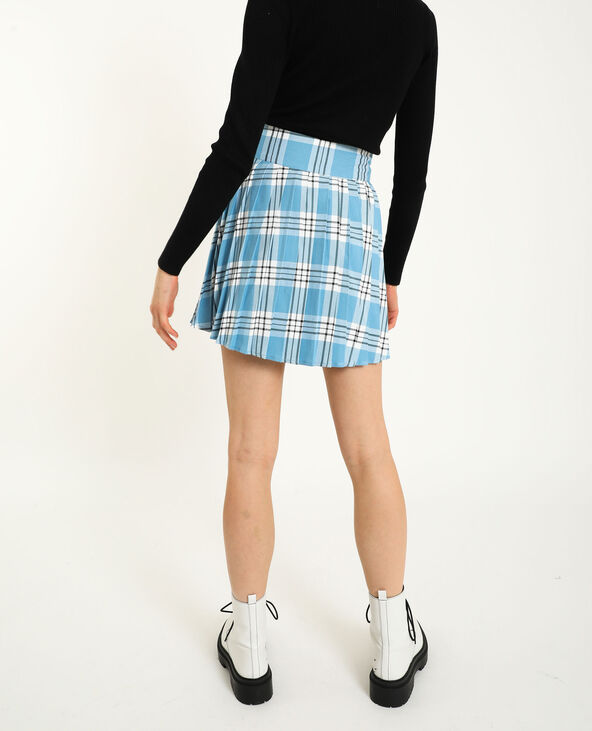 Jupe plissee bleu store electrique