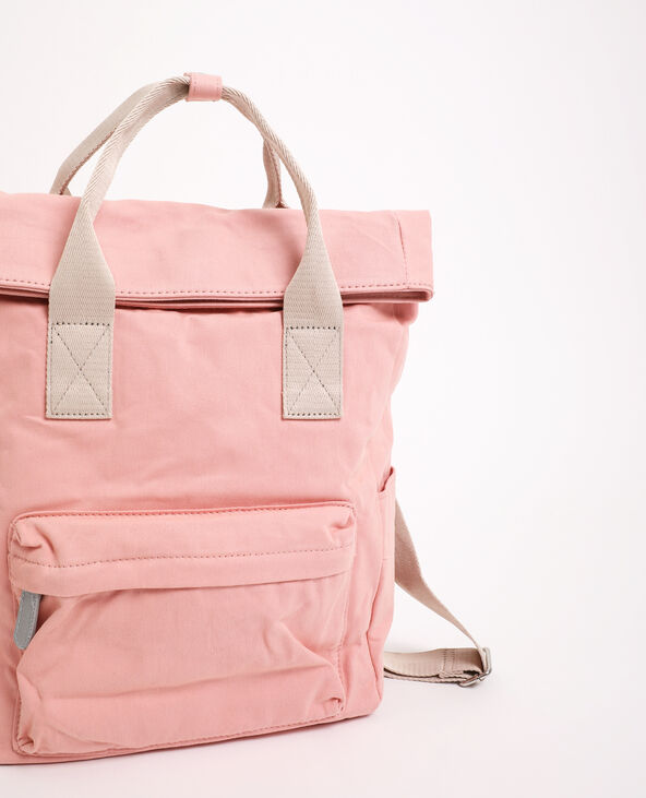 Sac à dos en tissu beige - Pimkie