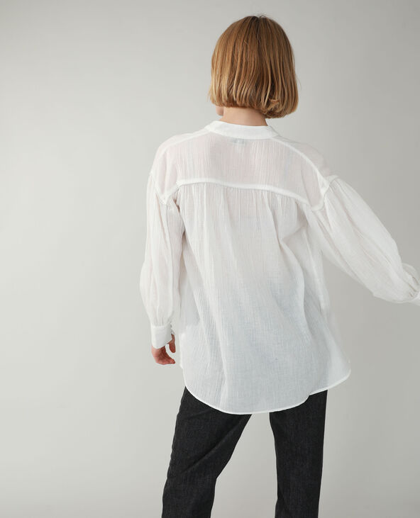 Robe chemise blanc - Pimkie