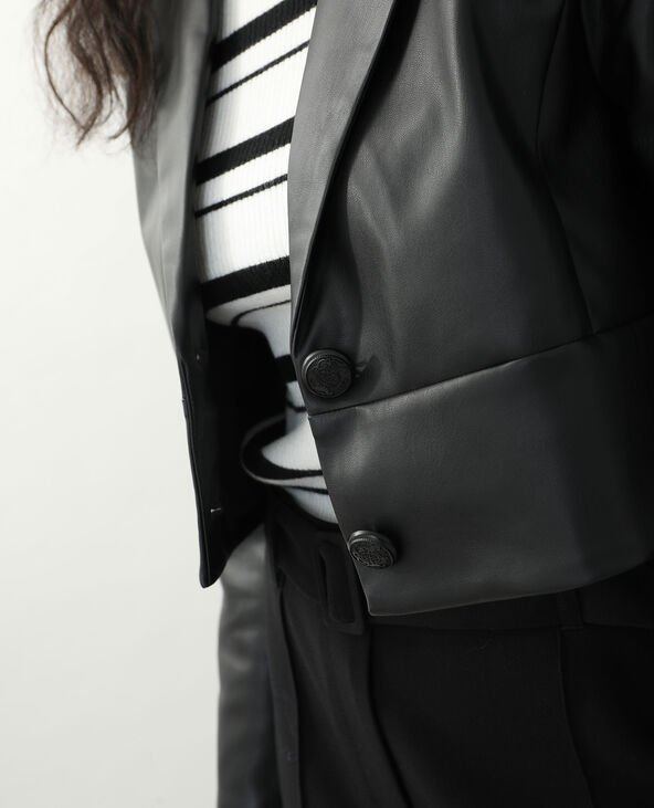 Veste courte noir - Pimkie