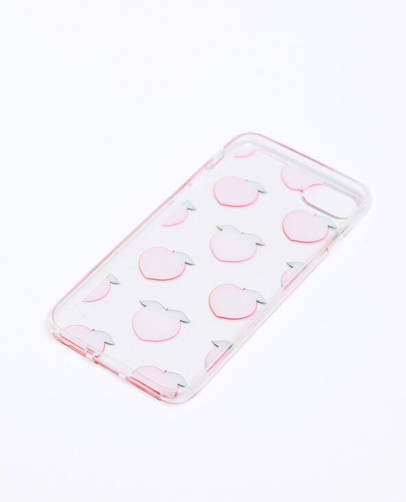 Coque imprimé pêches compatible Iphone orange - Pimkie