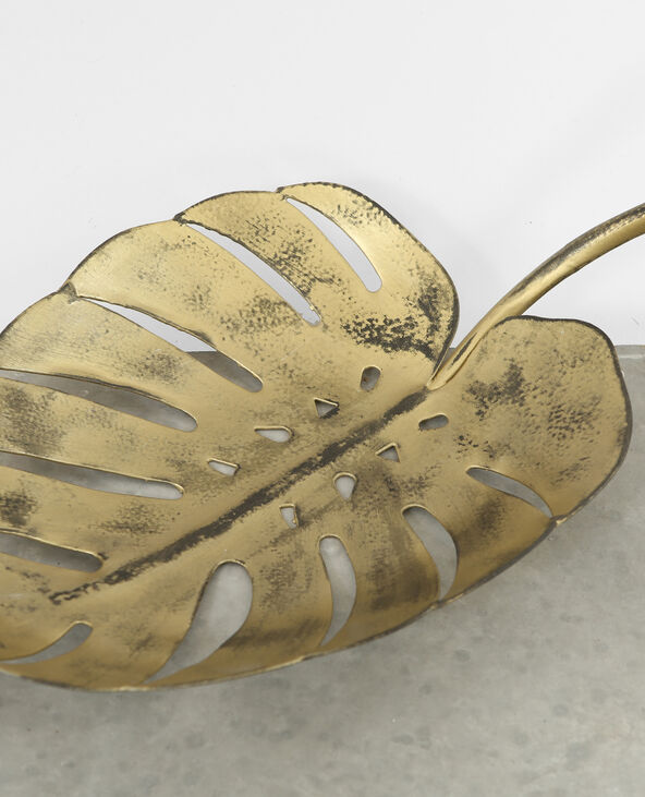 Vide poche feuille jaune ocre - Pimkie