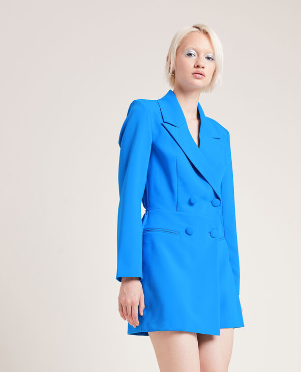 Combishort blazer bleu électrique - Pimkie