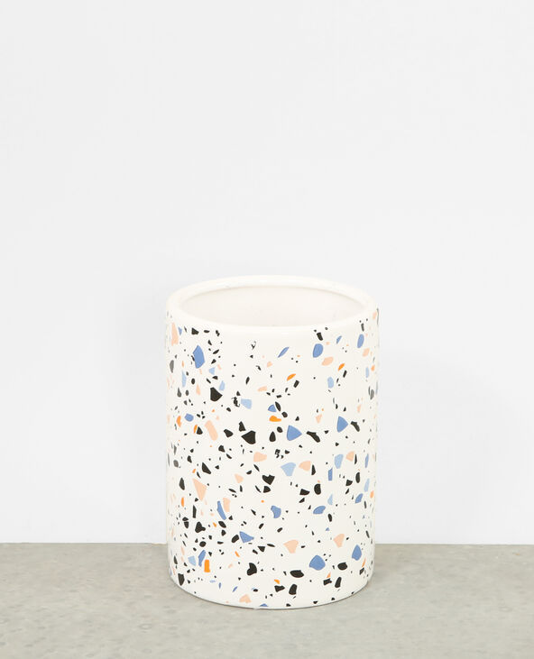 Pot terrazzo blanc - Pimkie