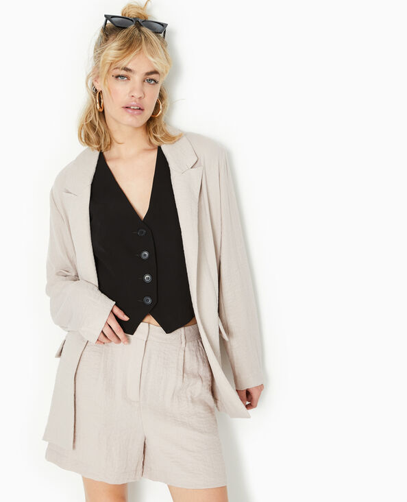 Veste Femme Blazer Jean Cuir Perfecto Blouson Pimkie