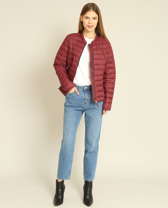 Doudoune fine bordeaux - Pimkie