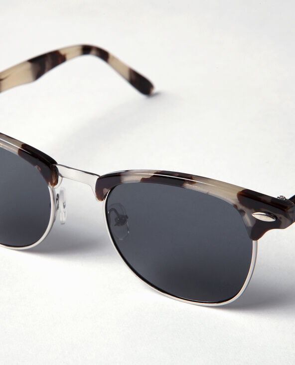 Lunettes de soleil rétro blanc - Pimkie
