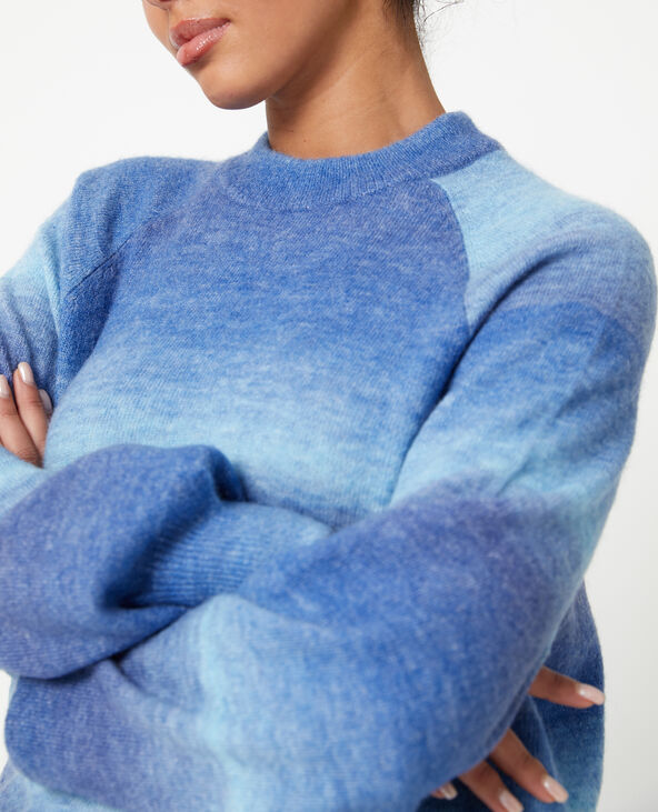 Pull en maille effet dégradé bleu - Pimkie