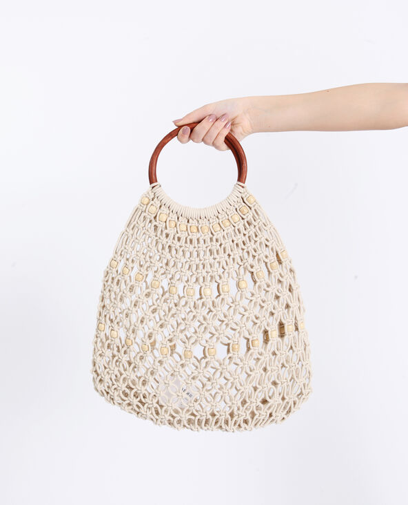 Sac filet à perles rose clair - Pimkie