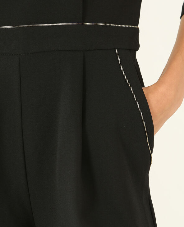Combishort zippée noir - Pimkie