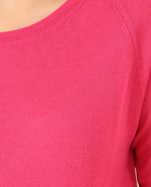 Pull basique léger rose fuchsia - Pimkie