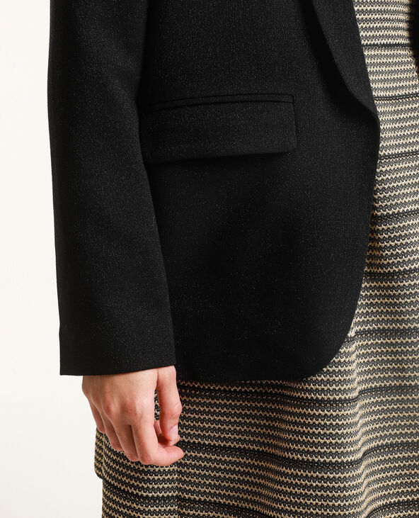 Blazer brillant noir - Pimkie