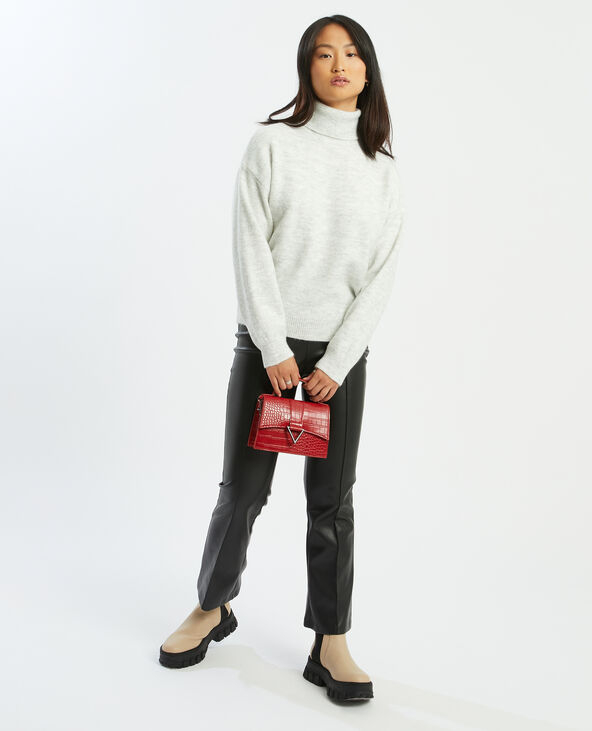 Pull à col roulé gris clair - Pimkie