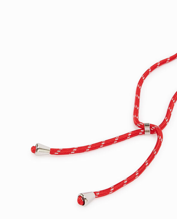 Cordon pour téléphone avec mousqueton rouge - Pimkie