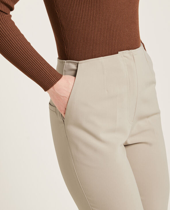 Pantalon cigarette taupe - Pimkie