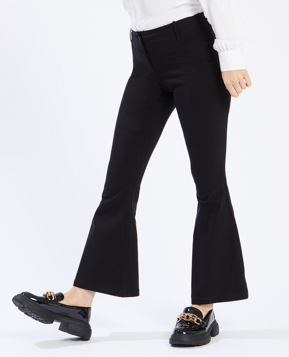 Pantalon flare noir - Pimkie