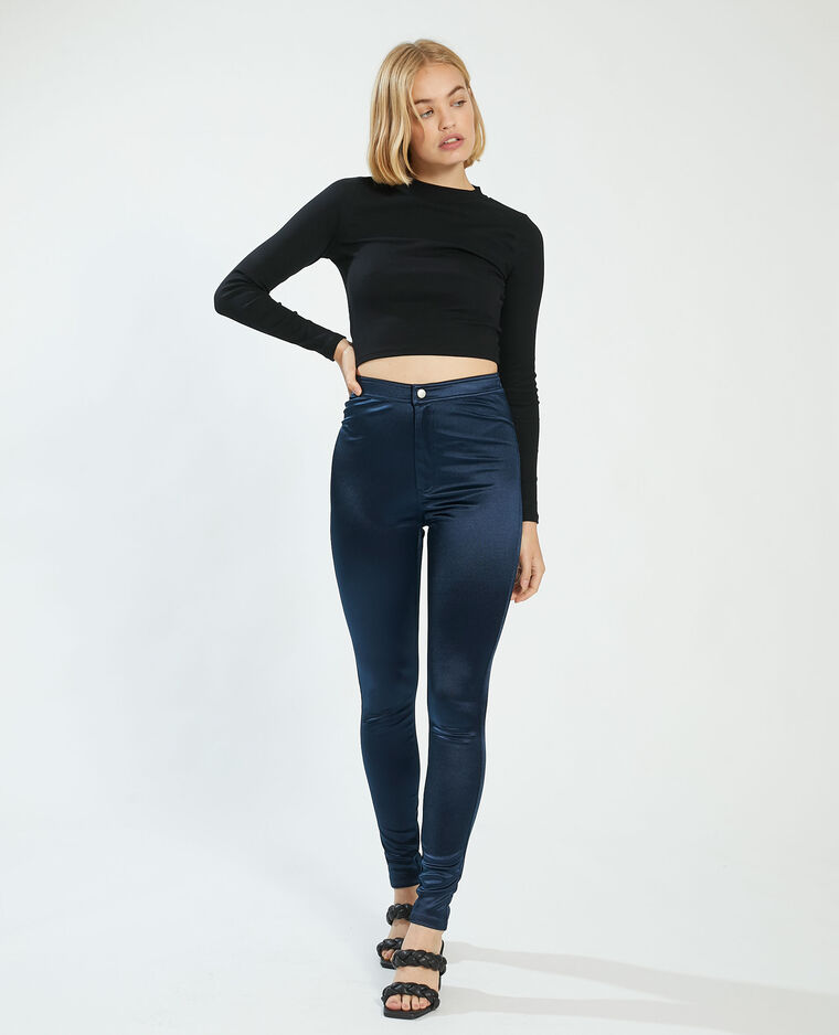 Jegging irisé bleu marine - Pimkie