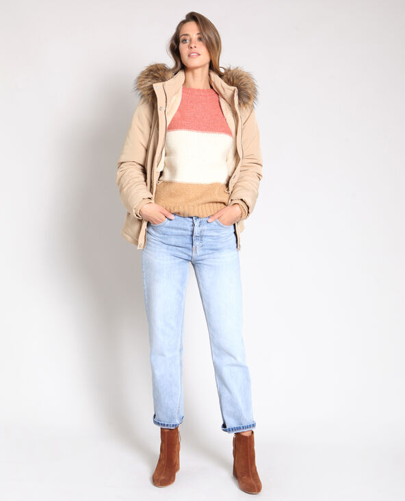 Parka à capuche beige - Pimkie