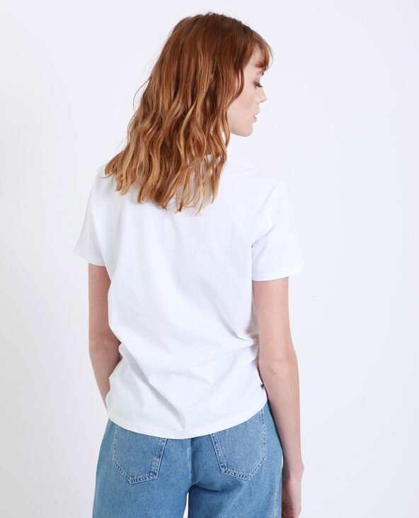 T-shirt pizza blanc - Pimkie