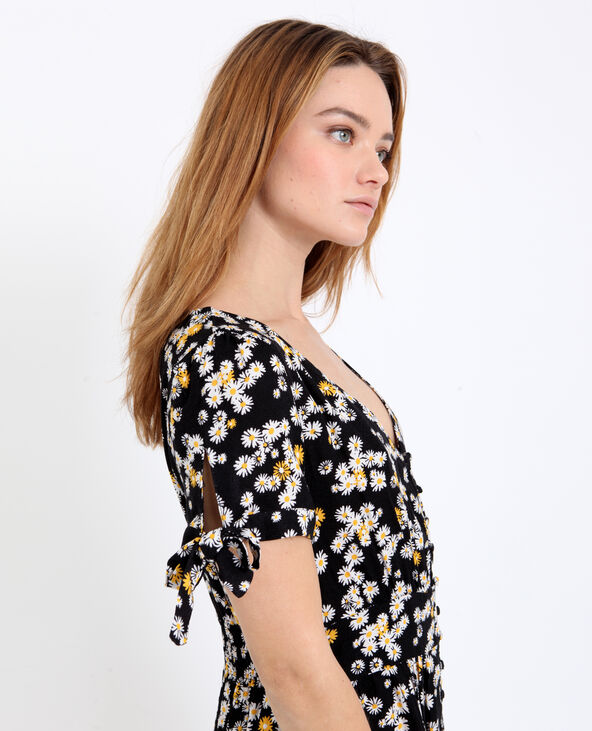 Robe fleurie noir - Pimkie