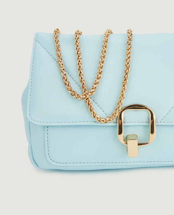 Sac pochette avec chaines bleu - Pimkie