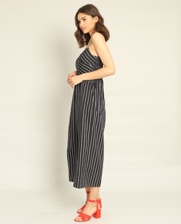 Combi-pantalon à rayures bleu marine - Pimkie