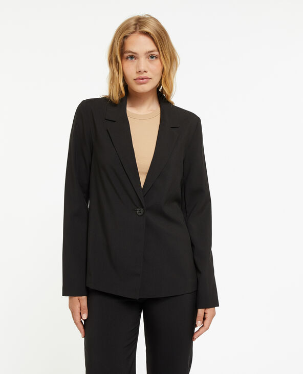 Veste blazer cintrée noir - Pimkie
